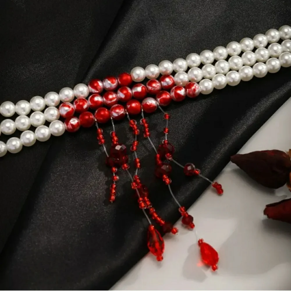 Gothic Vampire Choker Necklace - Picture 4 of 5